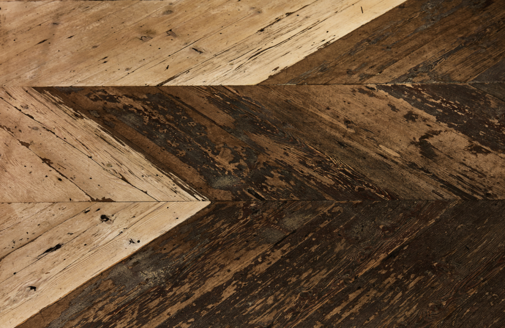 Reclaimed wood floor arlo