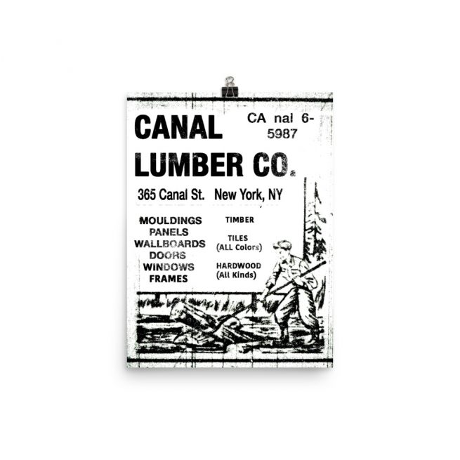 CANAL LUMBER CO.