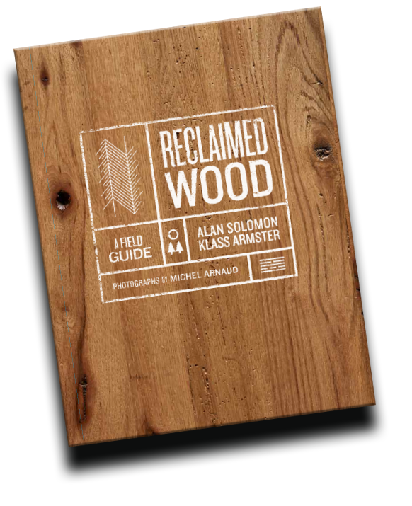 Reclaimed wood book